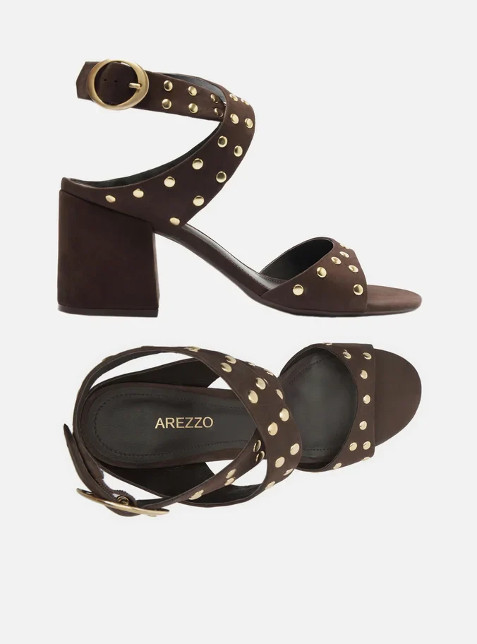 Kara Leather Block Sandal - Image 4