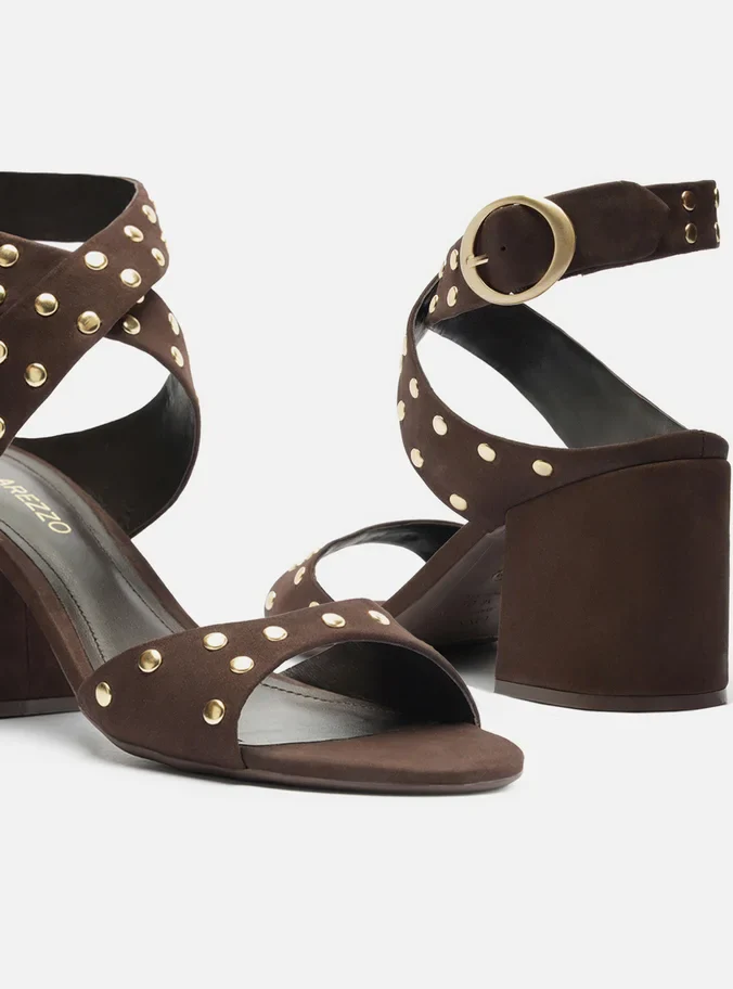 Kara Leather Block Sandal - Image 5