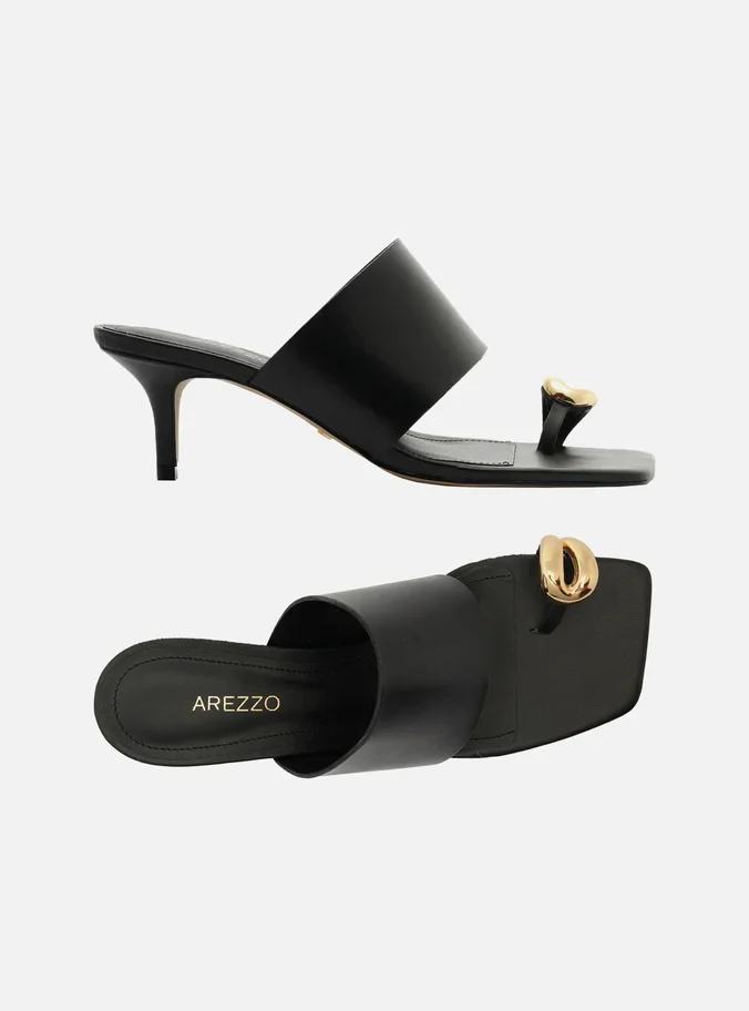 Kendall Leather Stiletto Mule - Image 3