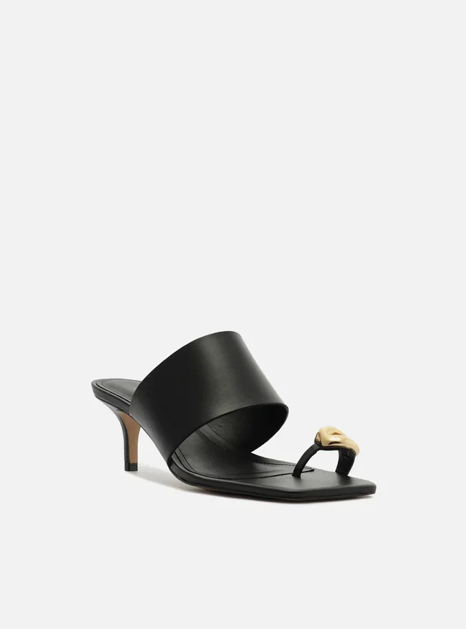 Kendall Leather Stiletto Mule - Image 5