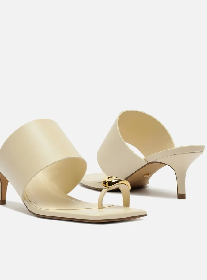 Kendall Leather Stiletto Mule - Image 5