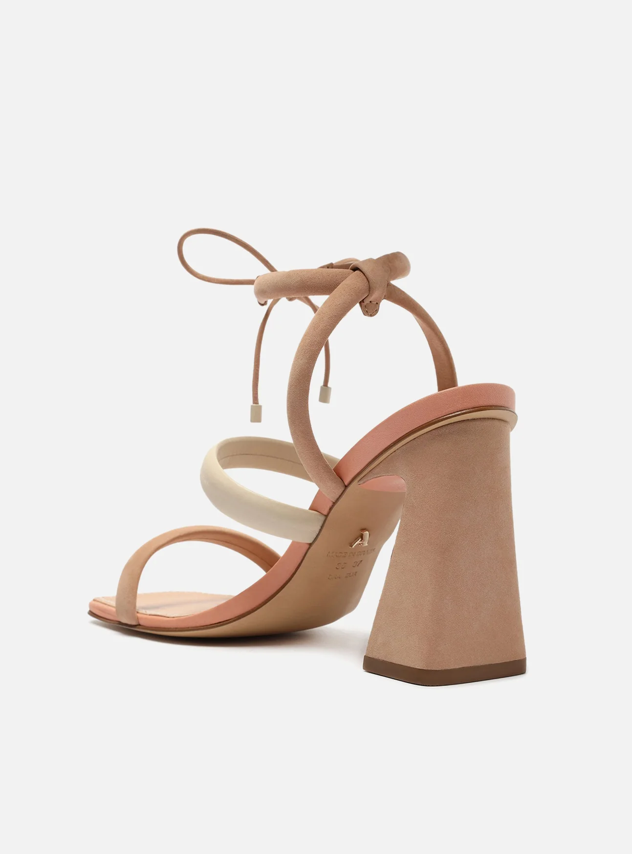 Lenny Block Leather Sandal - Image 3