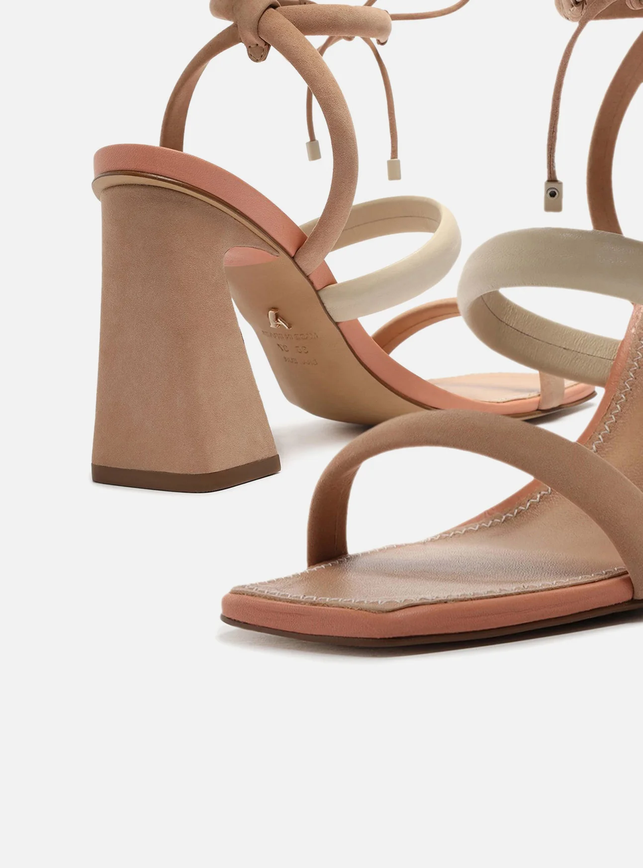 Lenny Block Leather Sandal - Image 4