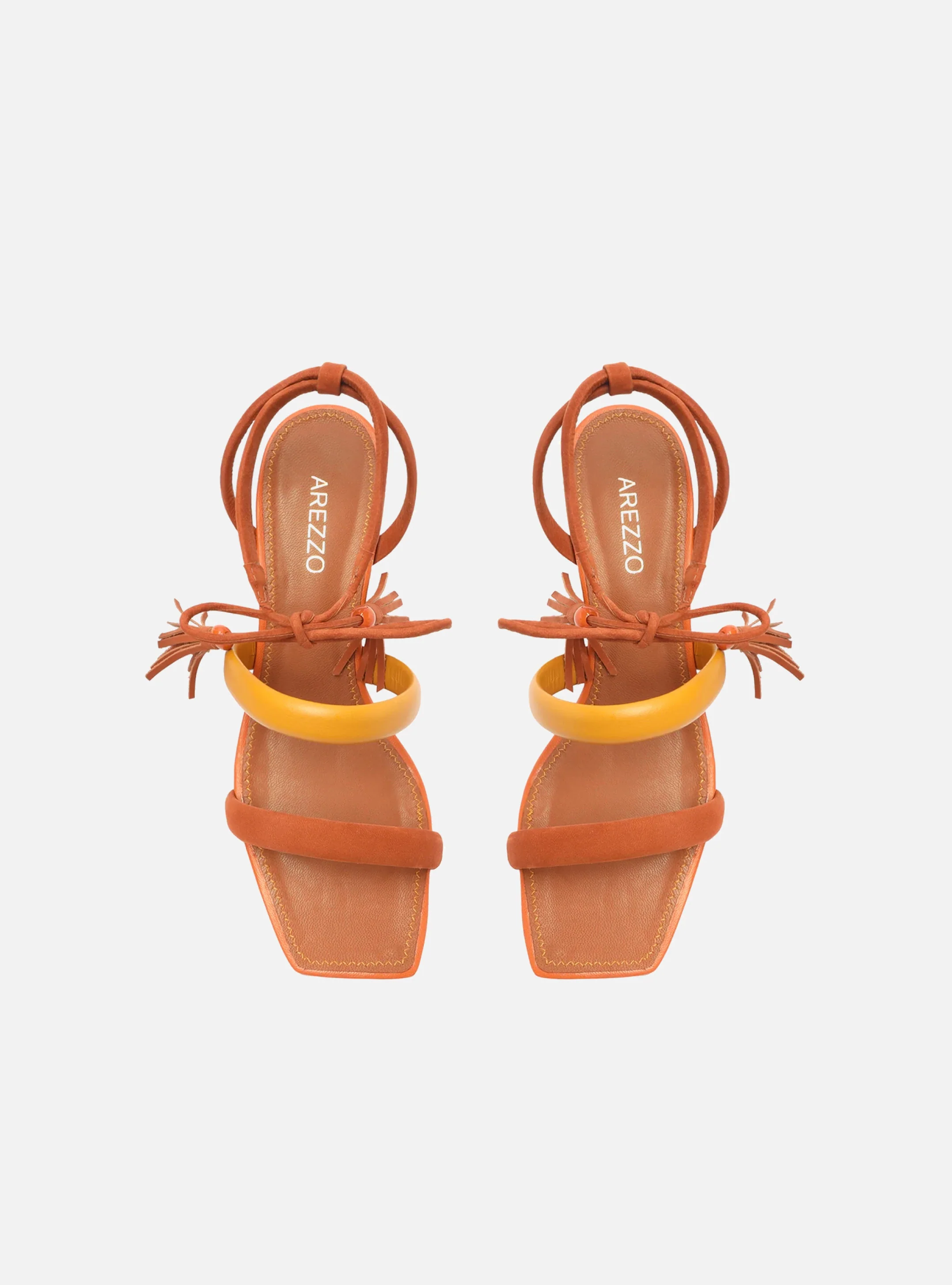 Lenny Leather Frin  Block Sandal - Image 5