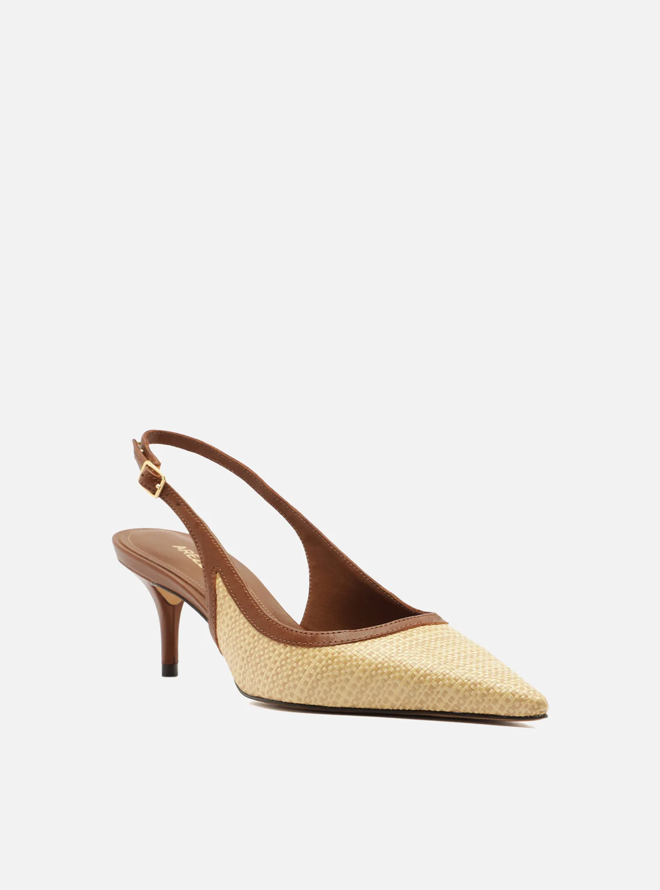 Liza Low Stiletto Leather Pump - Image 2