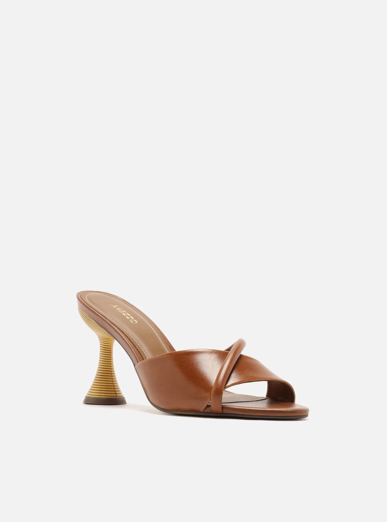 Luca High Stiletto Leather Sandal - Image 2