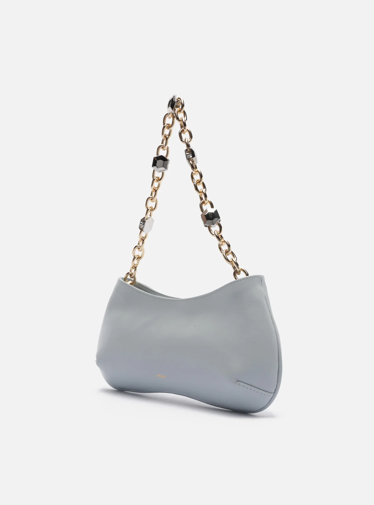 Luna Small Leather Baguette - Image 4