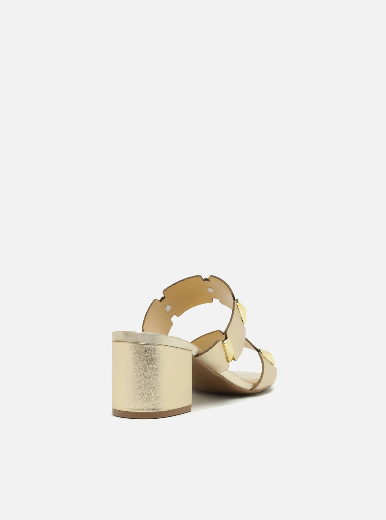 Lyra Mid Block Leather Sandal - Image 3