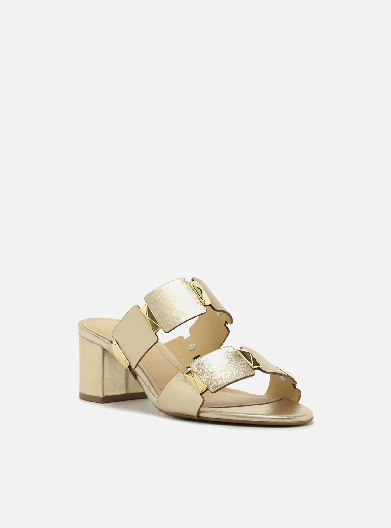 Lyra Mid Block Leather Sandal - Image 4