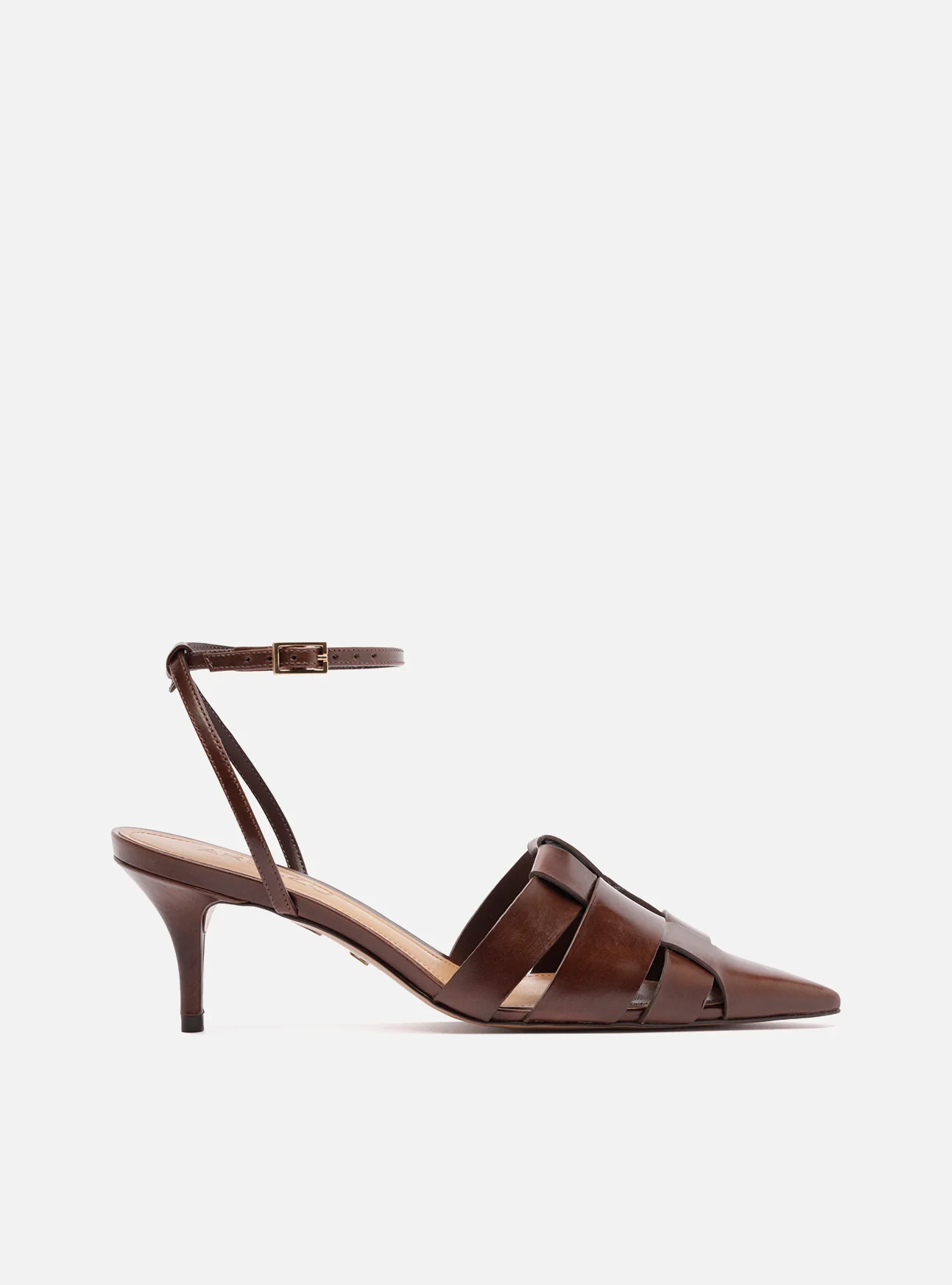 Marissa Low Stiletto Leather Pump
