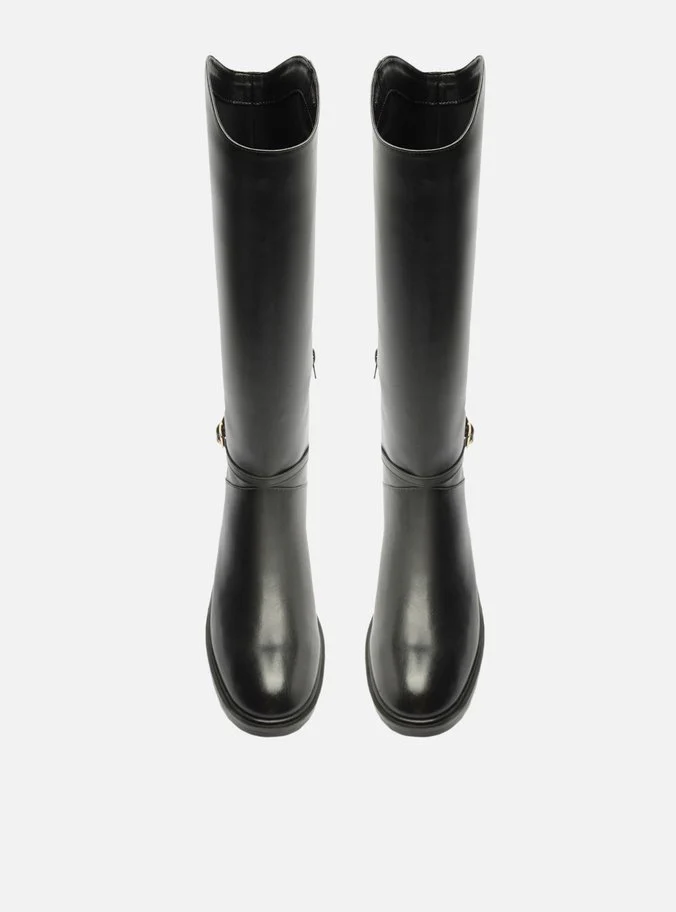 Mckenna Leather Wide Block Boot - Image 6