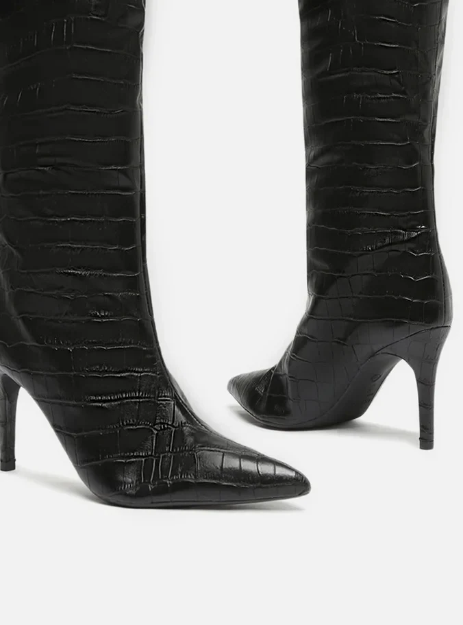 Miranda  Stiletto Black Boot - Image 4
