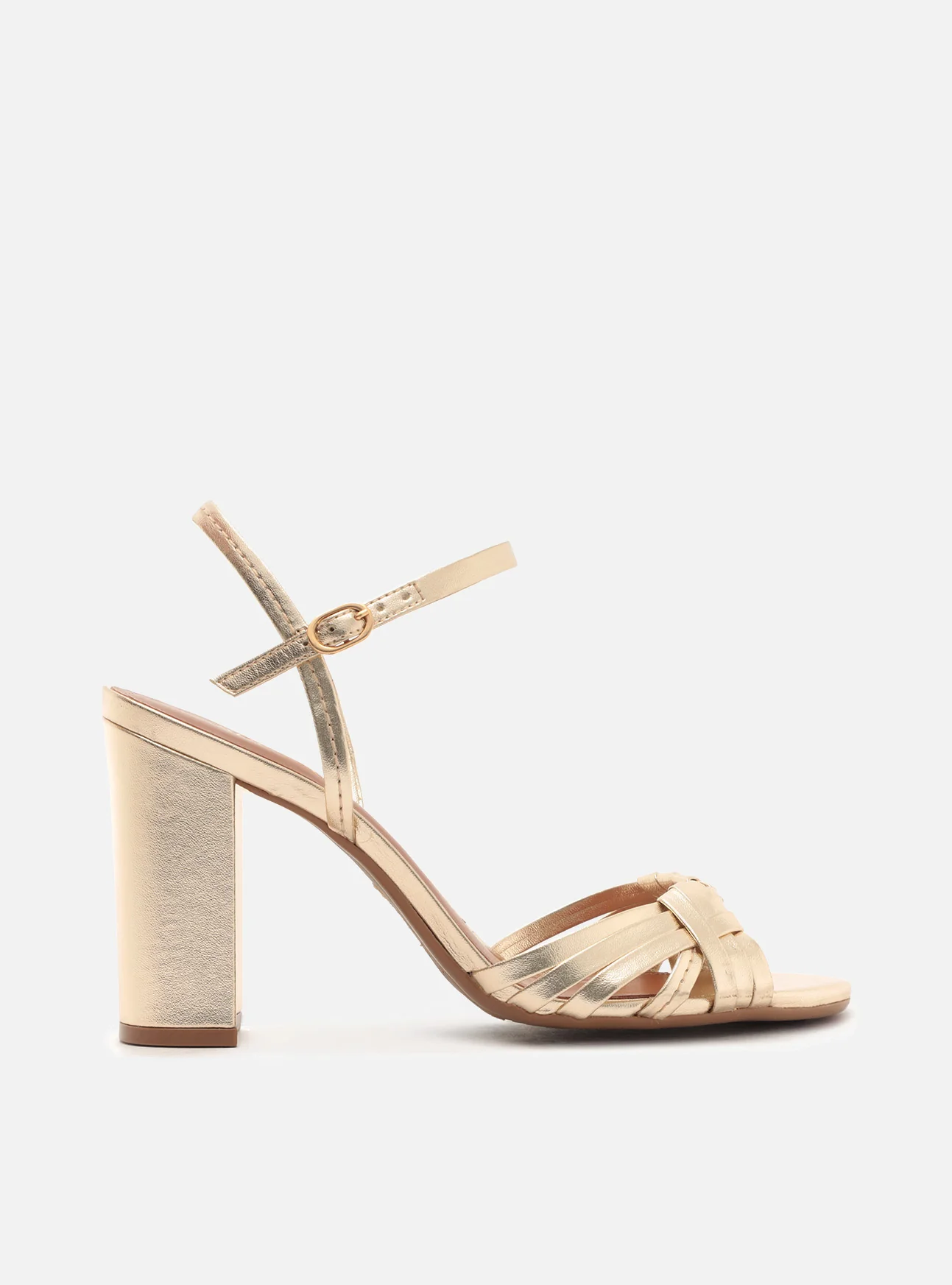 Nina High Block Sandal