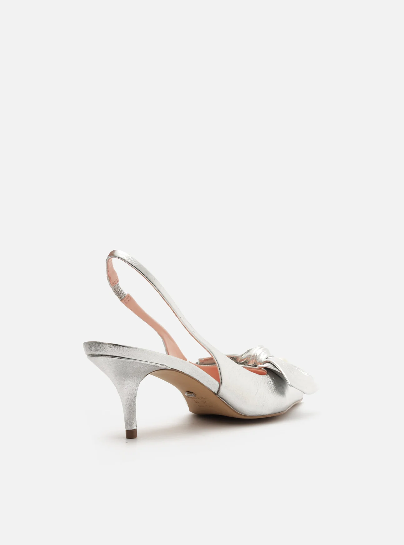 Pearl Leather Stiletto Pump - Image 3