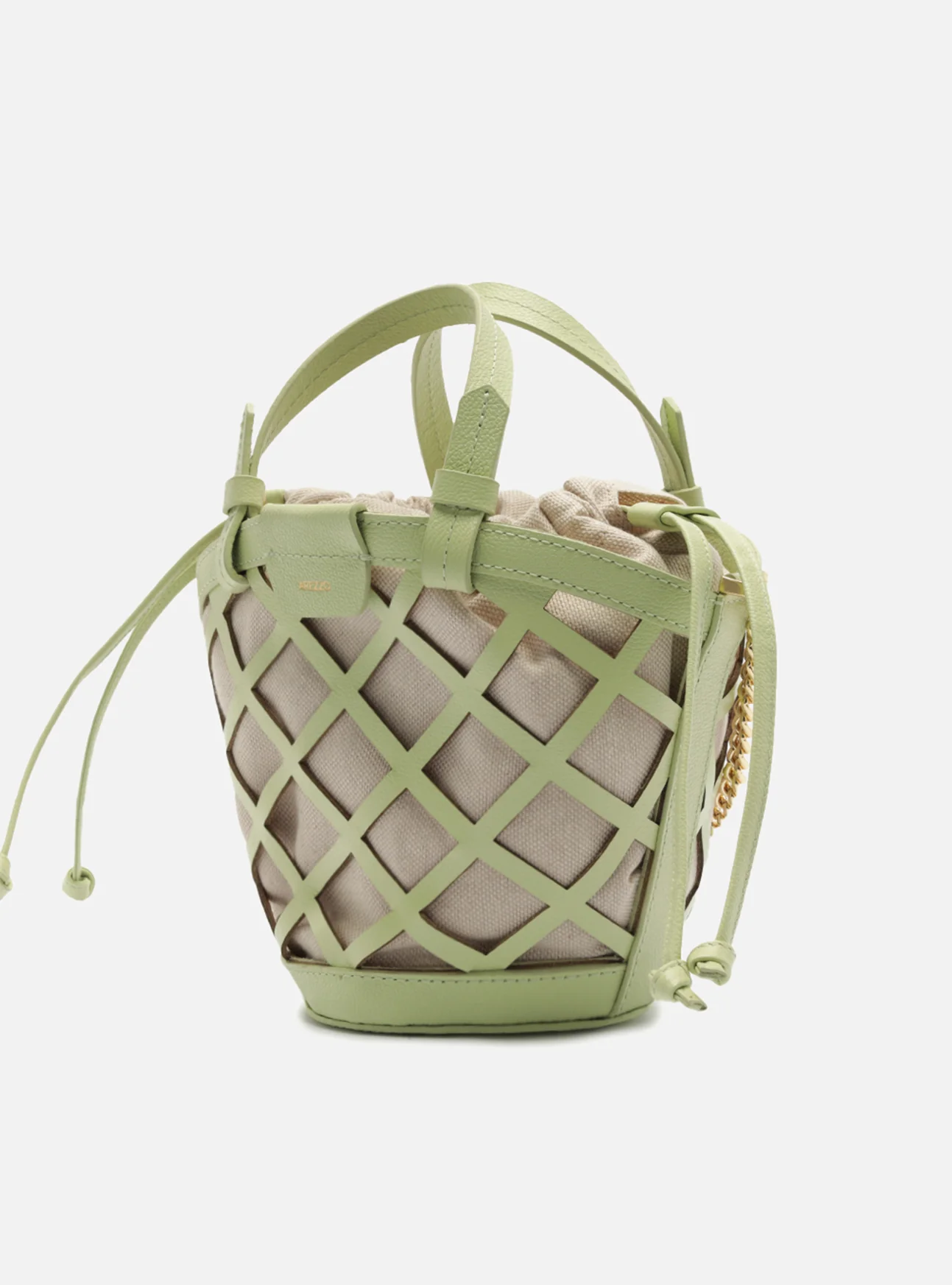 Petra Small Leather Bucket - Image 3