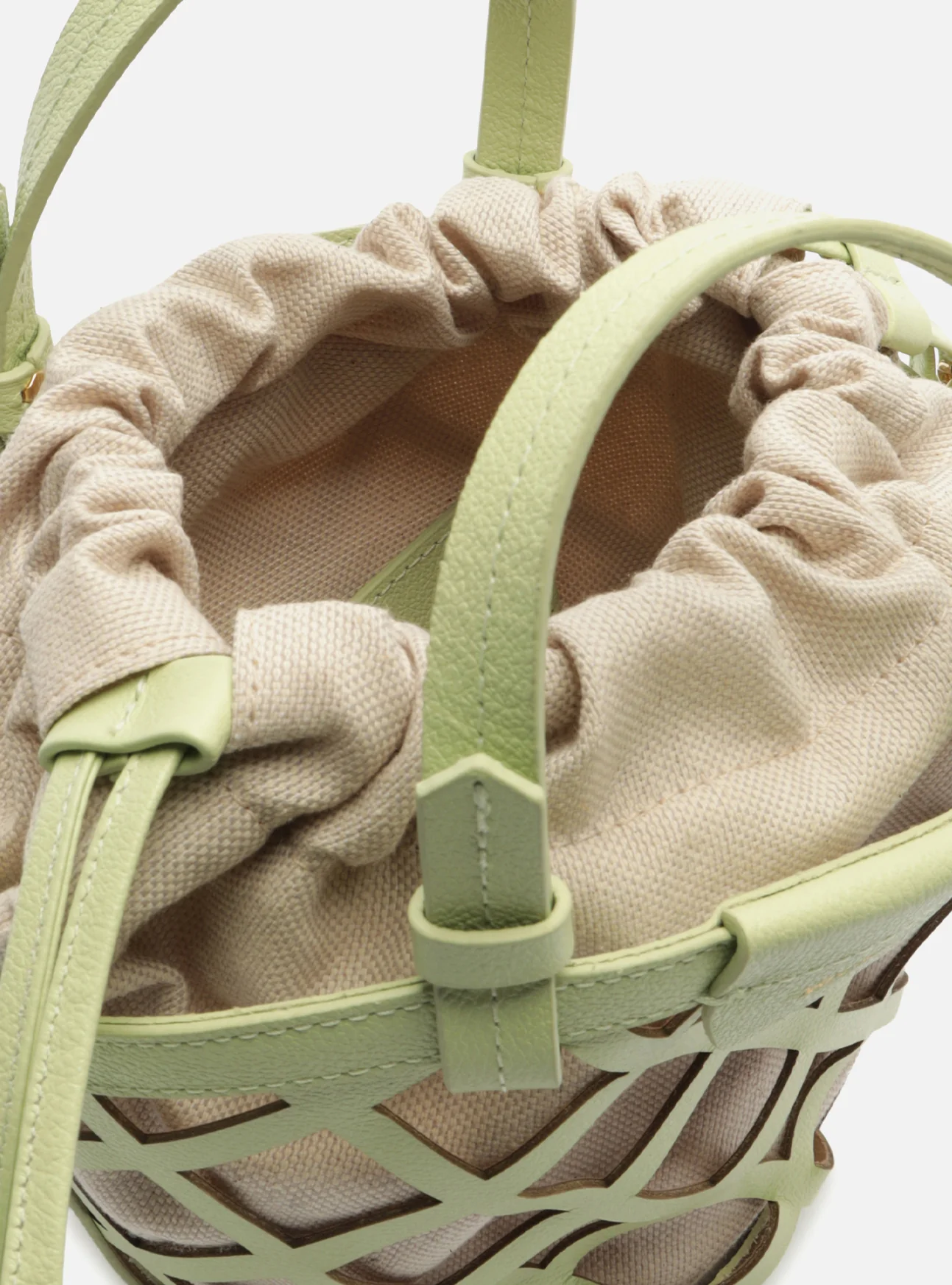 Petra Small Leather Bucket - Image 4