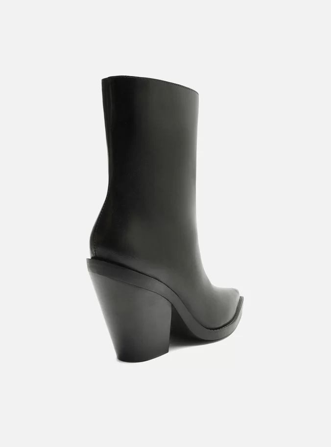 Peyton Leather Block Boot - Image 4