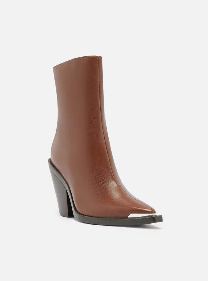 Peyton Leather Block Boot - Image 3