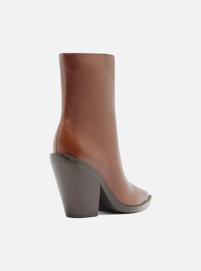 Peyton Leather Block Boot - Image 4