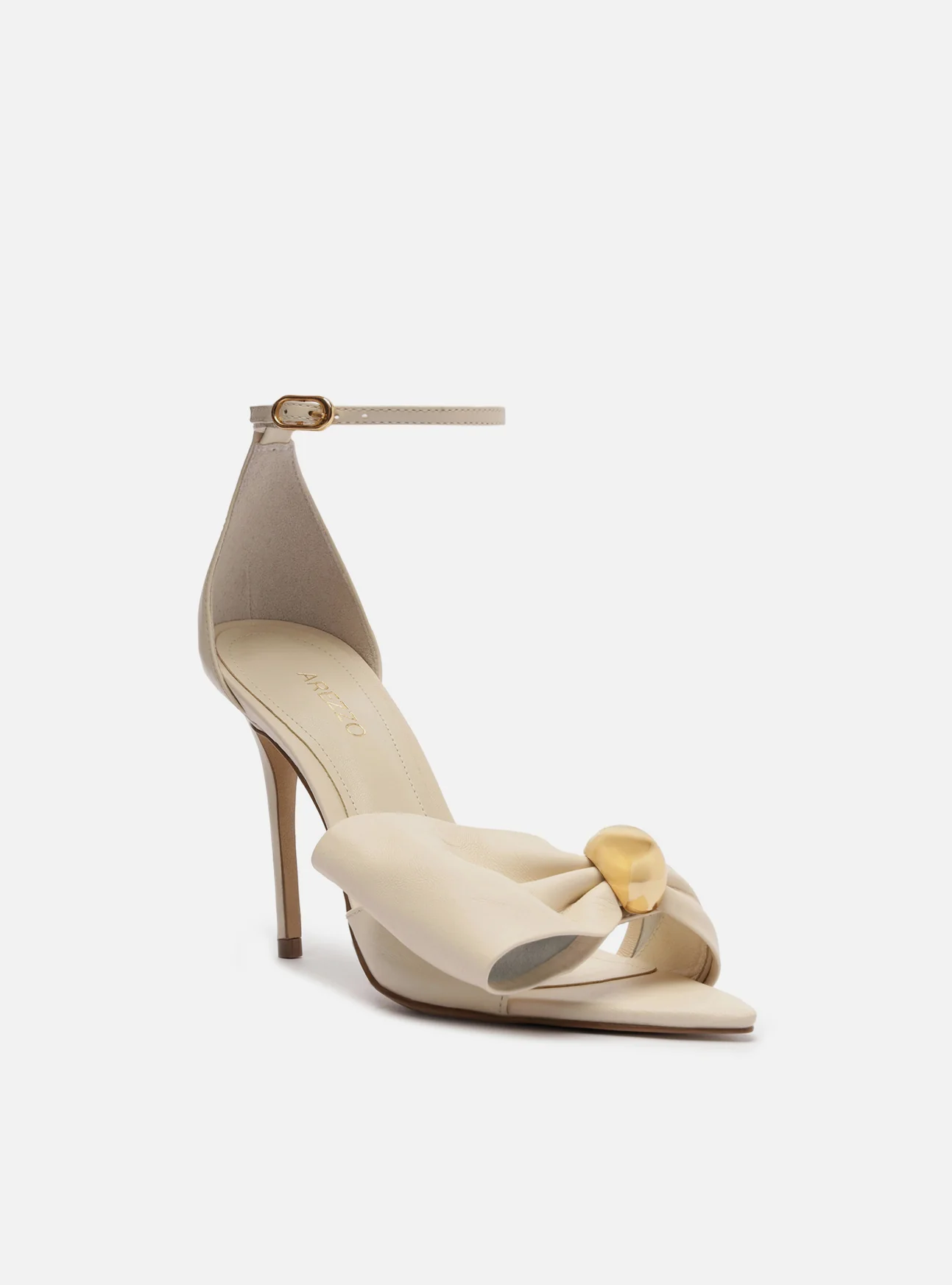 Rayna High Stiletto Leather Sandal - Image 3