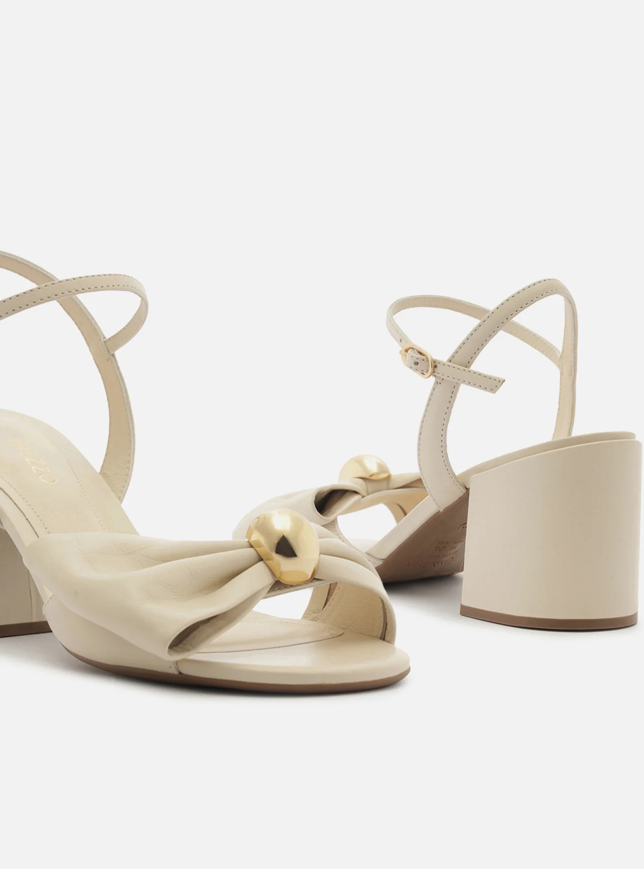 Rayna Mid Block Leather Sandal - Image 6