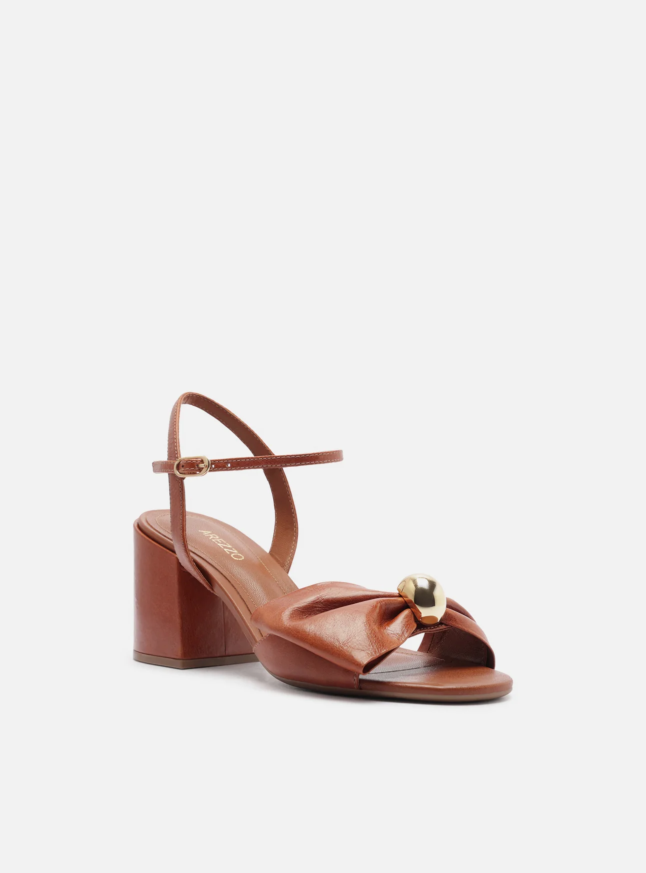 Rayna Mid Block Leather Sandal - Image 2