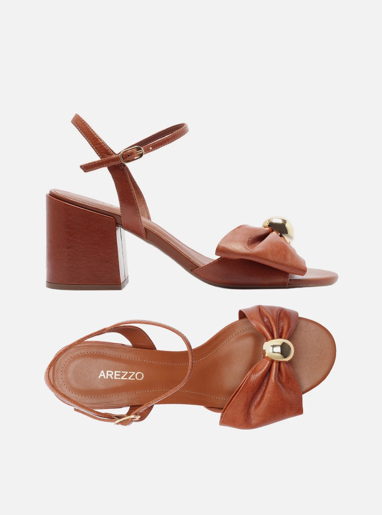 Rayna Mid Block Leather Sandal - Image 4