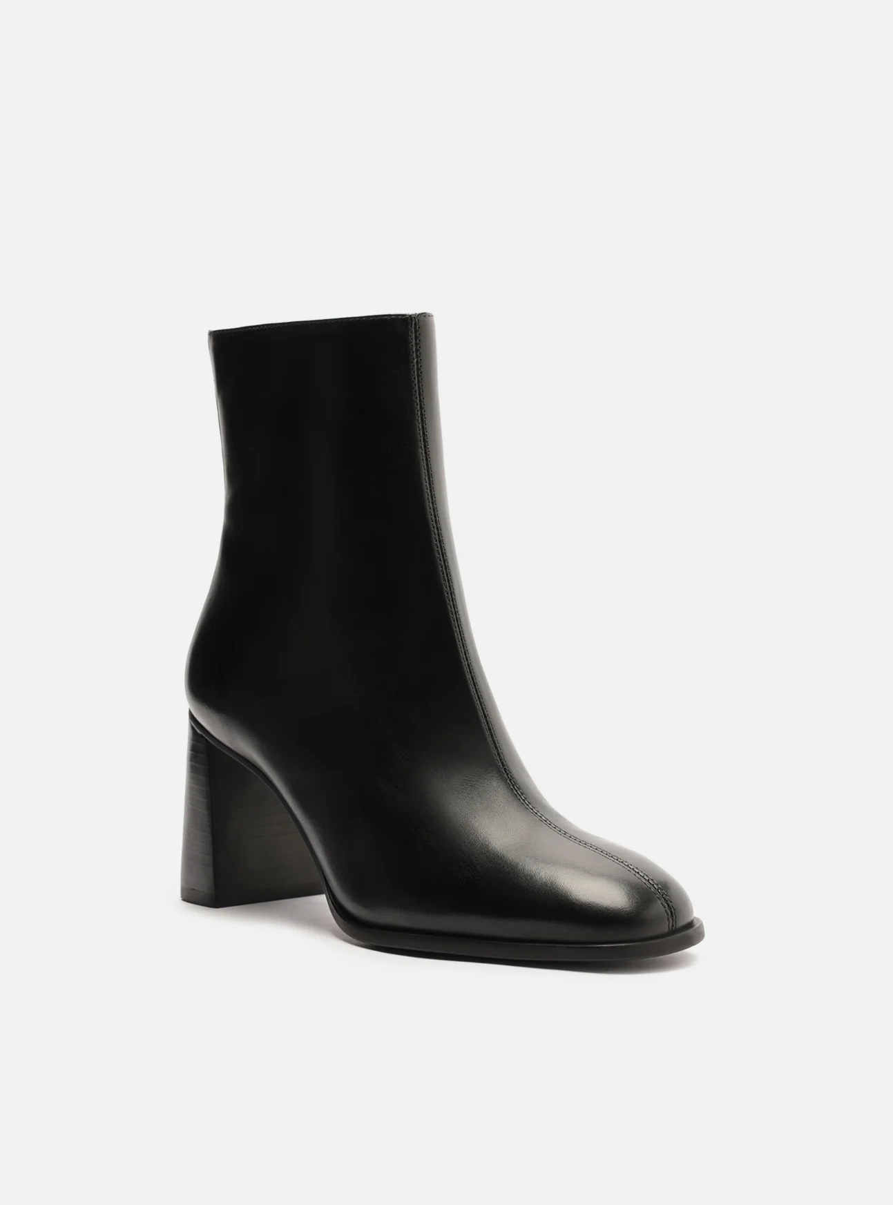 Regina Mid Block Leather Boot - Image 2