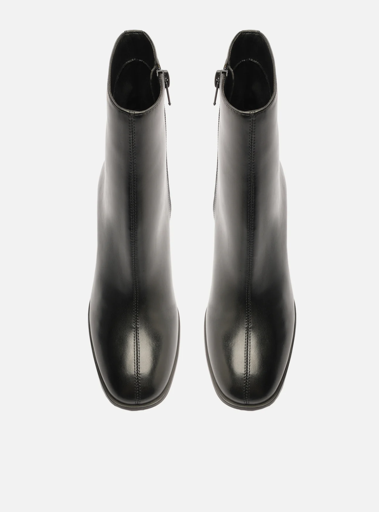 Regina Mid Block Leather Boot - Image 4
