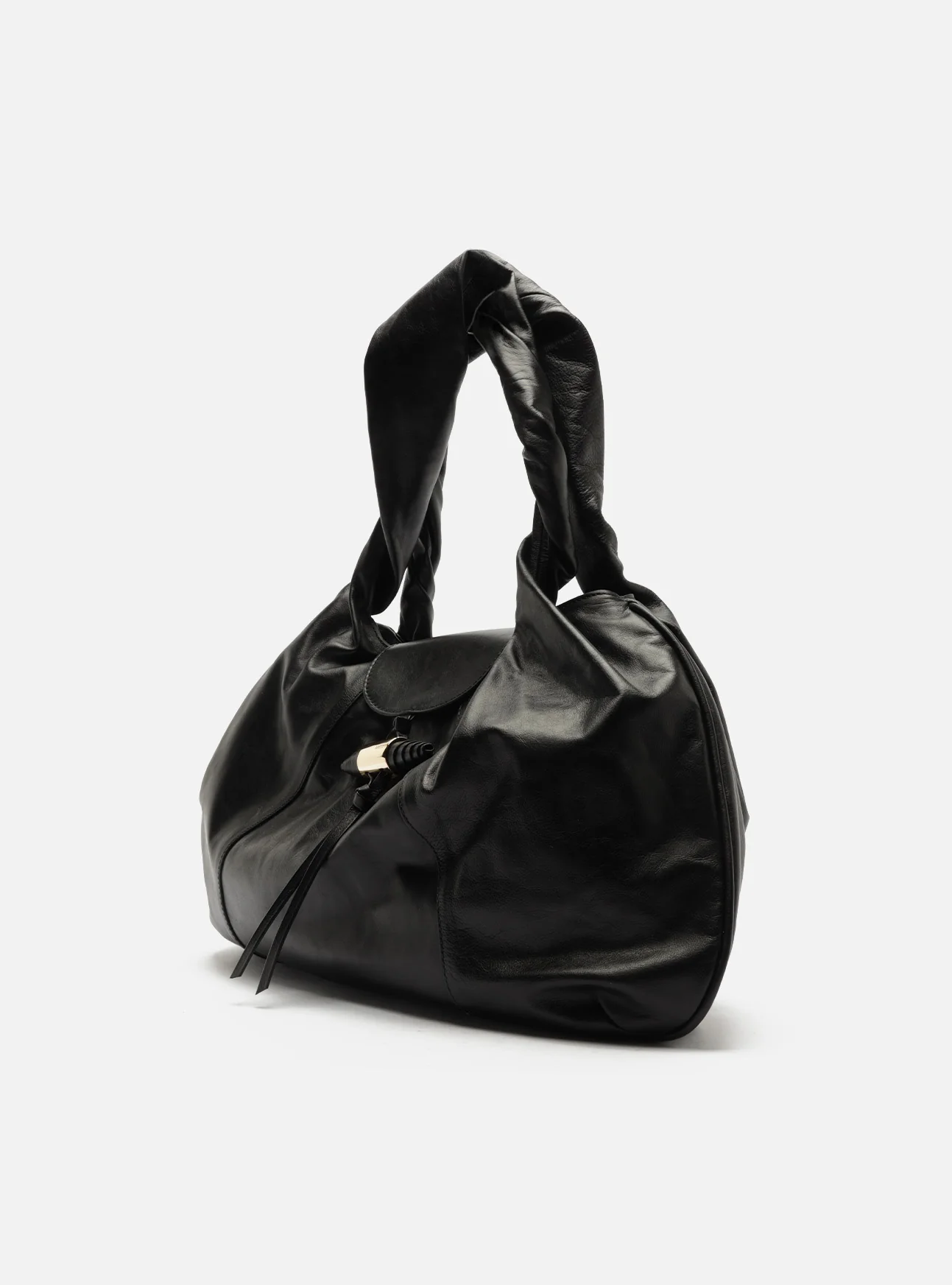 Rita Large Leather Hobo - Image 4
