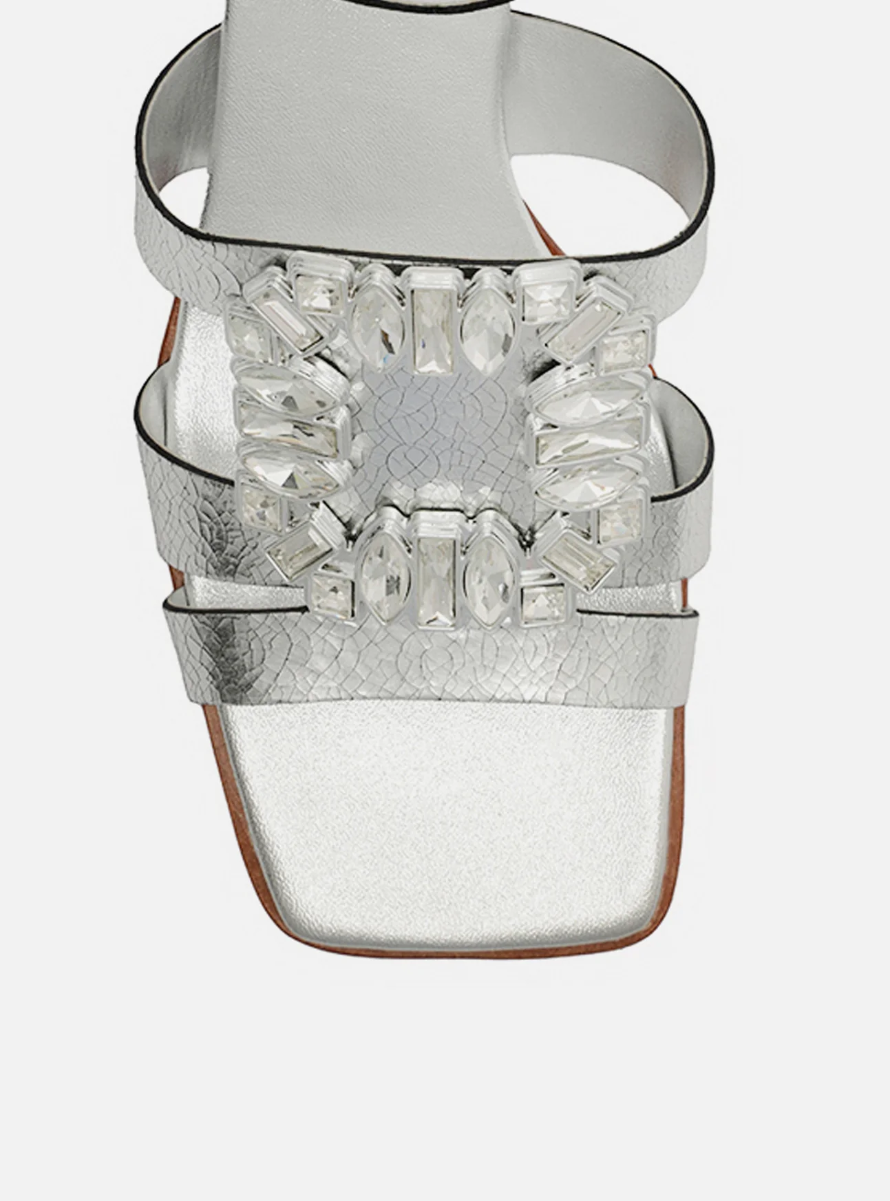 Sadie Leather Block Sandal - Image 5