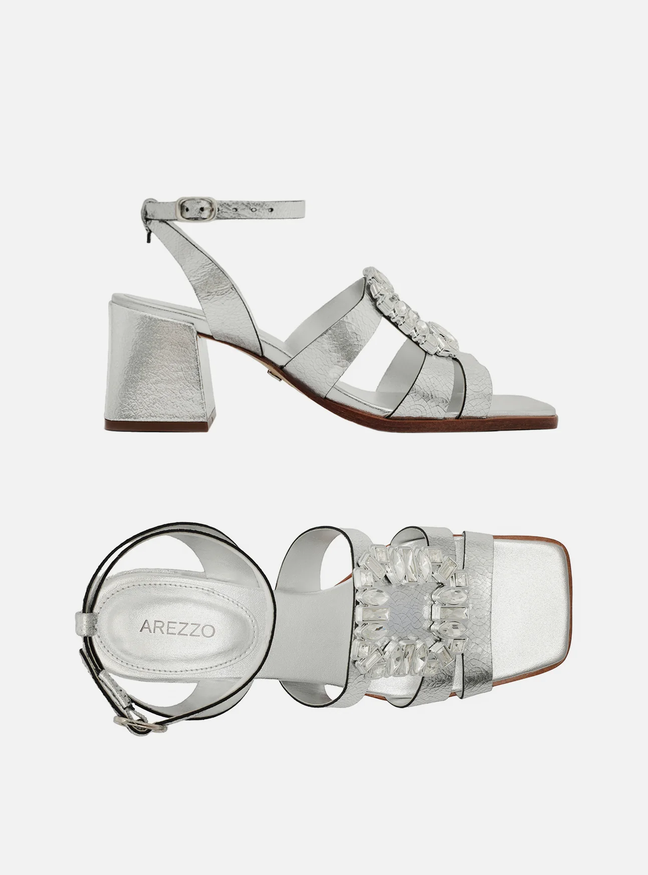 Sadie Leather Block Sandal - Image 6
