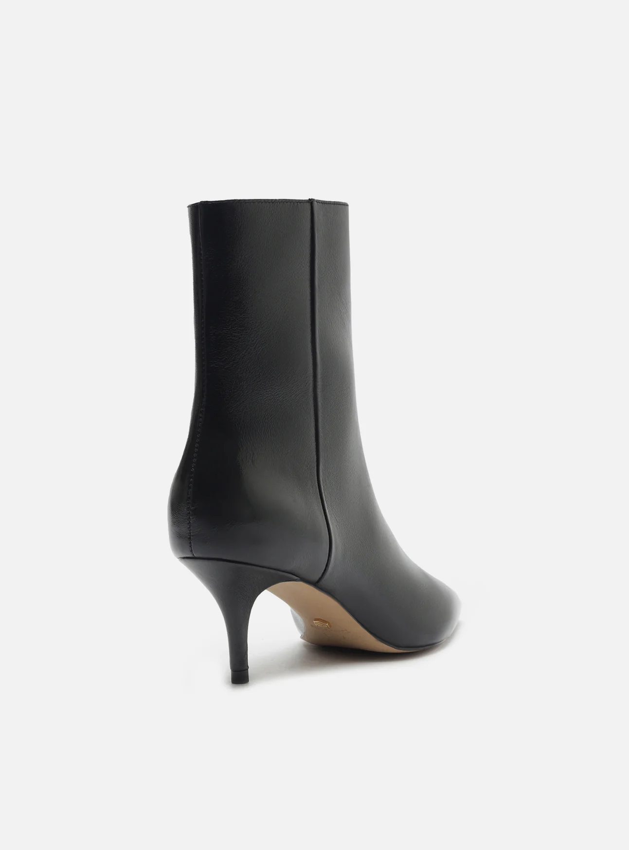 Sasha Low Stiletto Leather Boot - Image 5