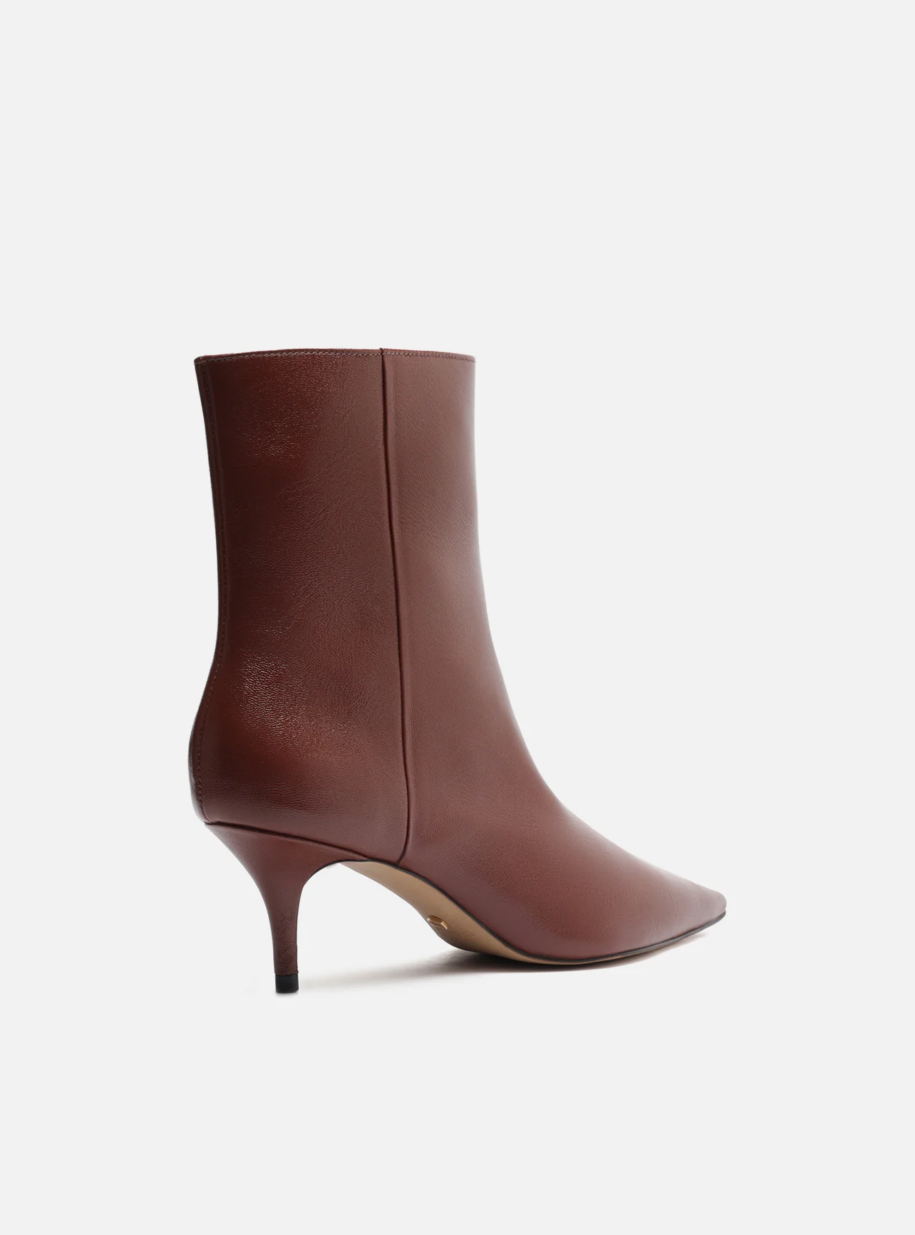 Sasha Low Stiletto Leather Boot - Image 3