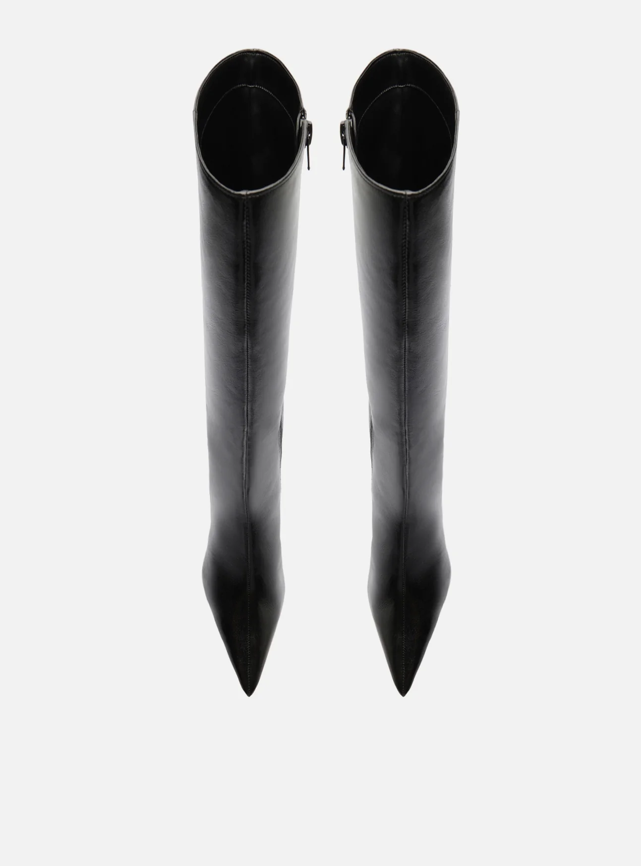 Sasha Low Stiletto Leather Boot - Image 3