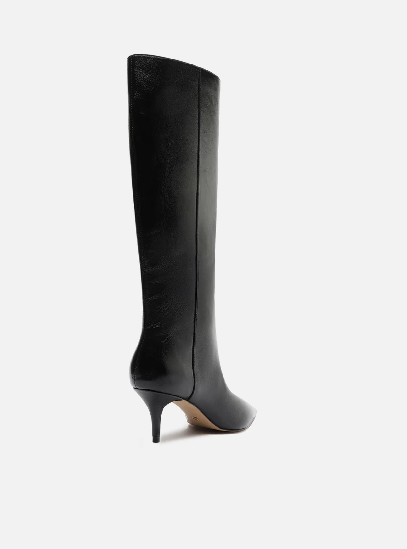 Sasha Low Stiletto Leather Boot - Image 4
