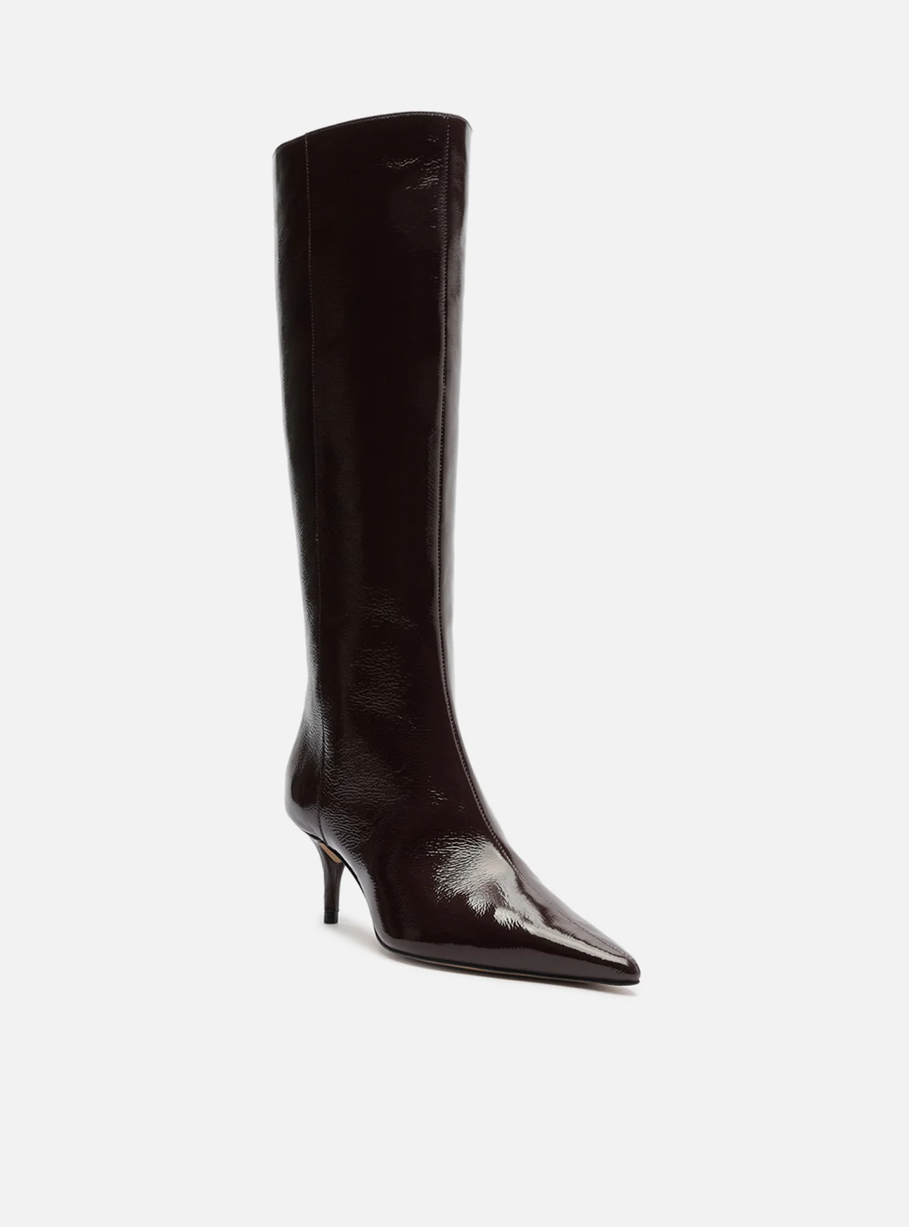 Sasha Low Stiletto Leather Boot - Image 3