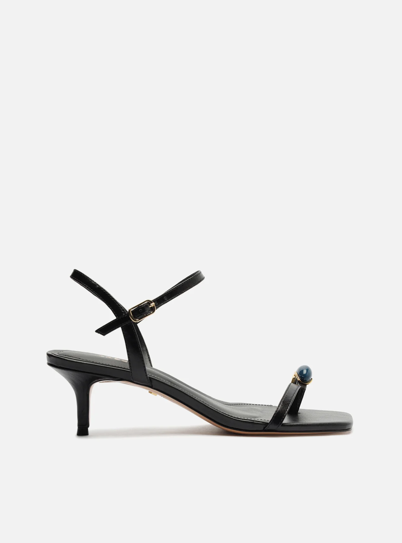 Sofia Mid Stiletto Leather Sandal