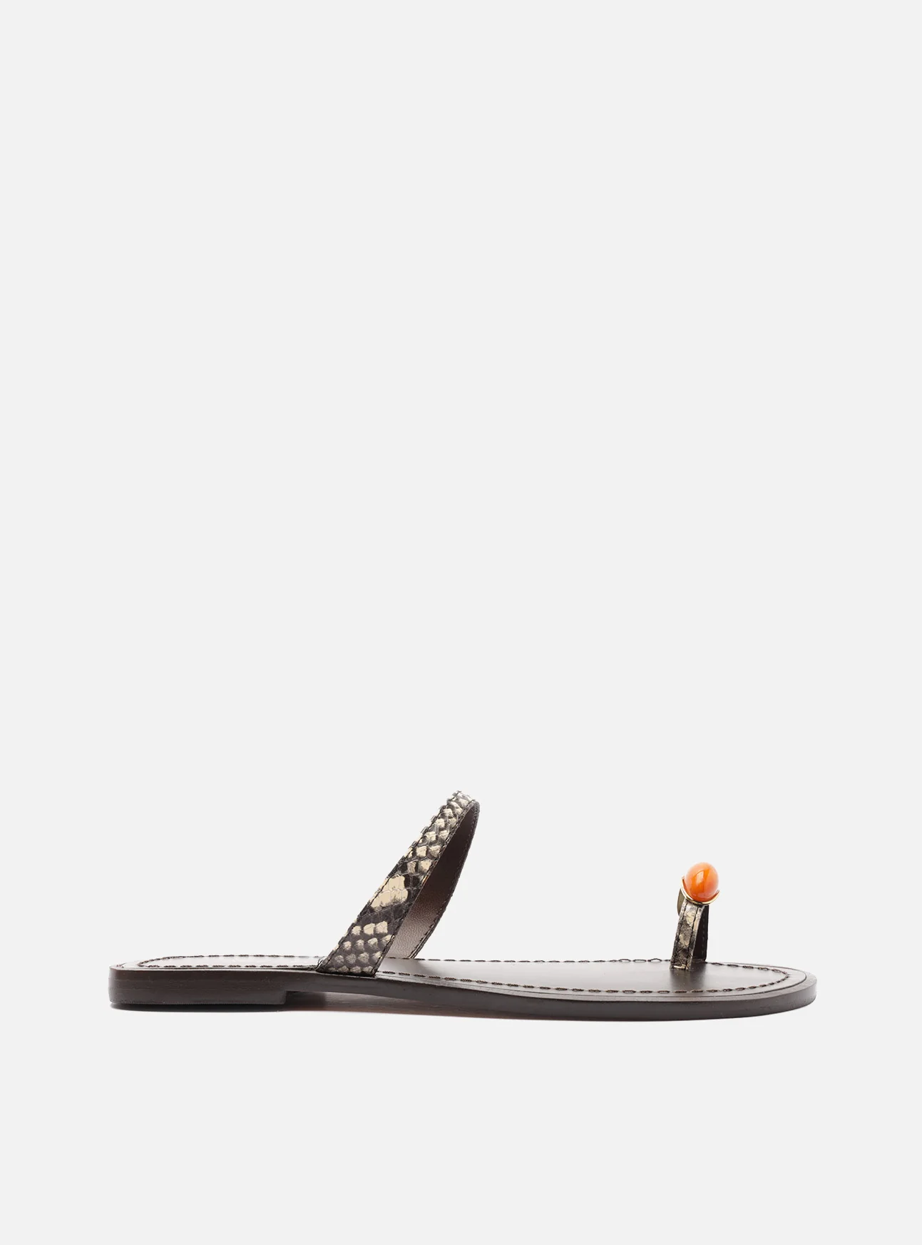 Sophie Leather Flat