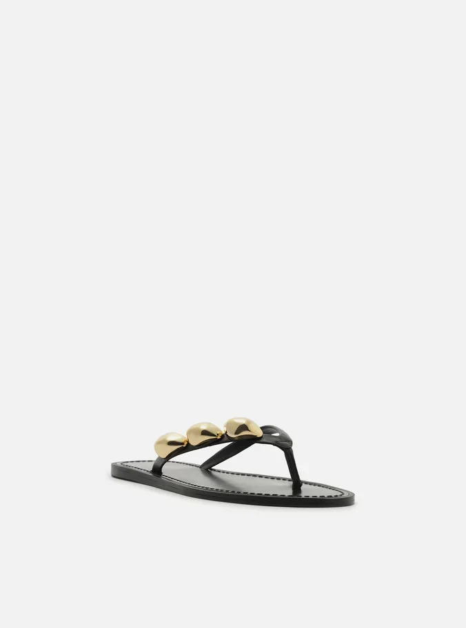 Sunny Leather Flat - Image 3