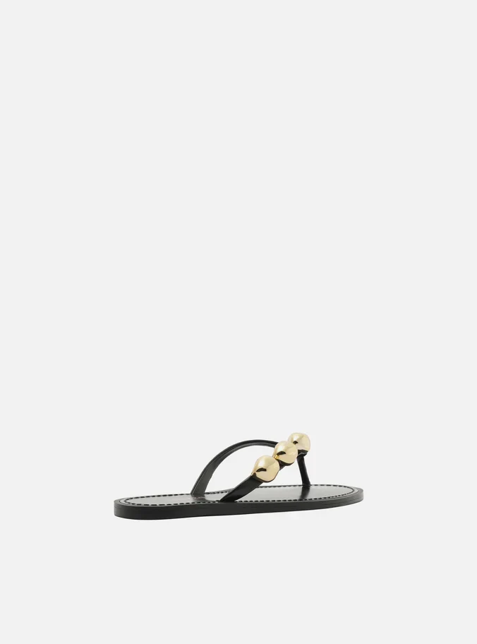 Sunny Leather Flat - Image 4