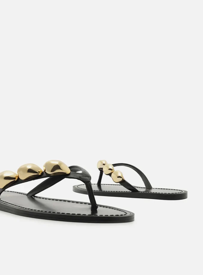 Sunny Leather Flat - Image 5