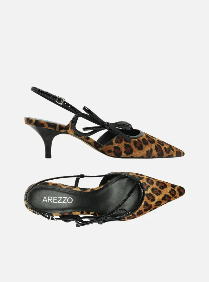 Tessa Mid Stiletto Leather Pump - Image 3