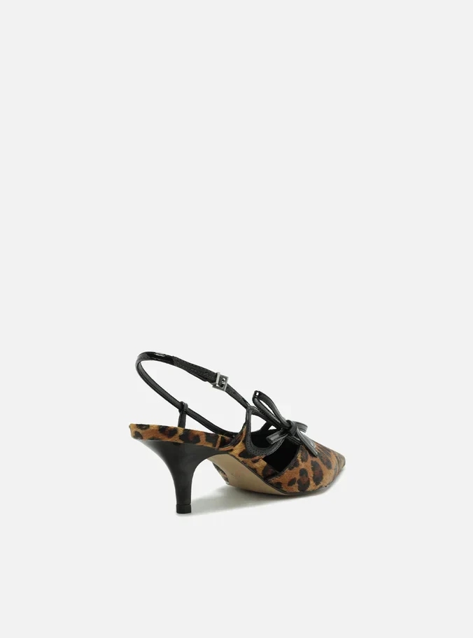 Tessa Mid Stiletto Leather Pump - Image 6