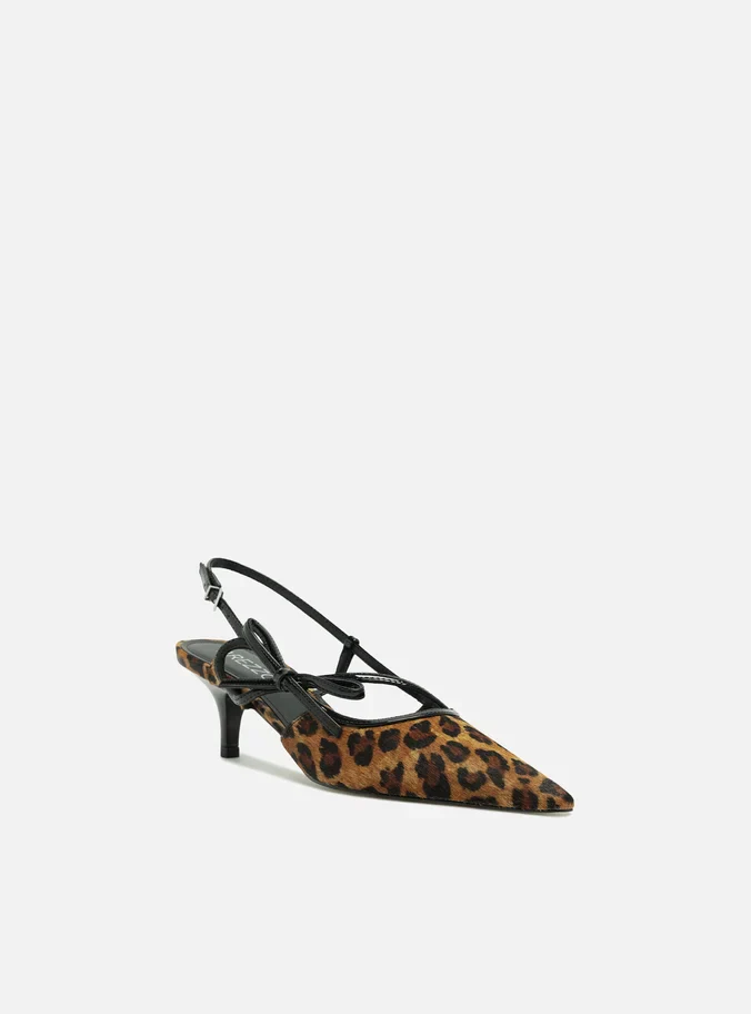 Tessa Mid Stiletto Leather Pump - Image 7
