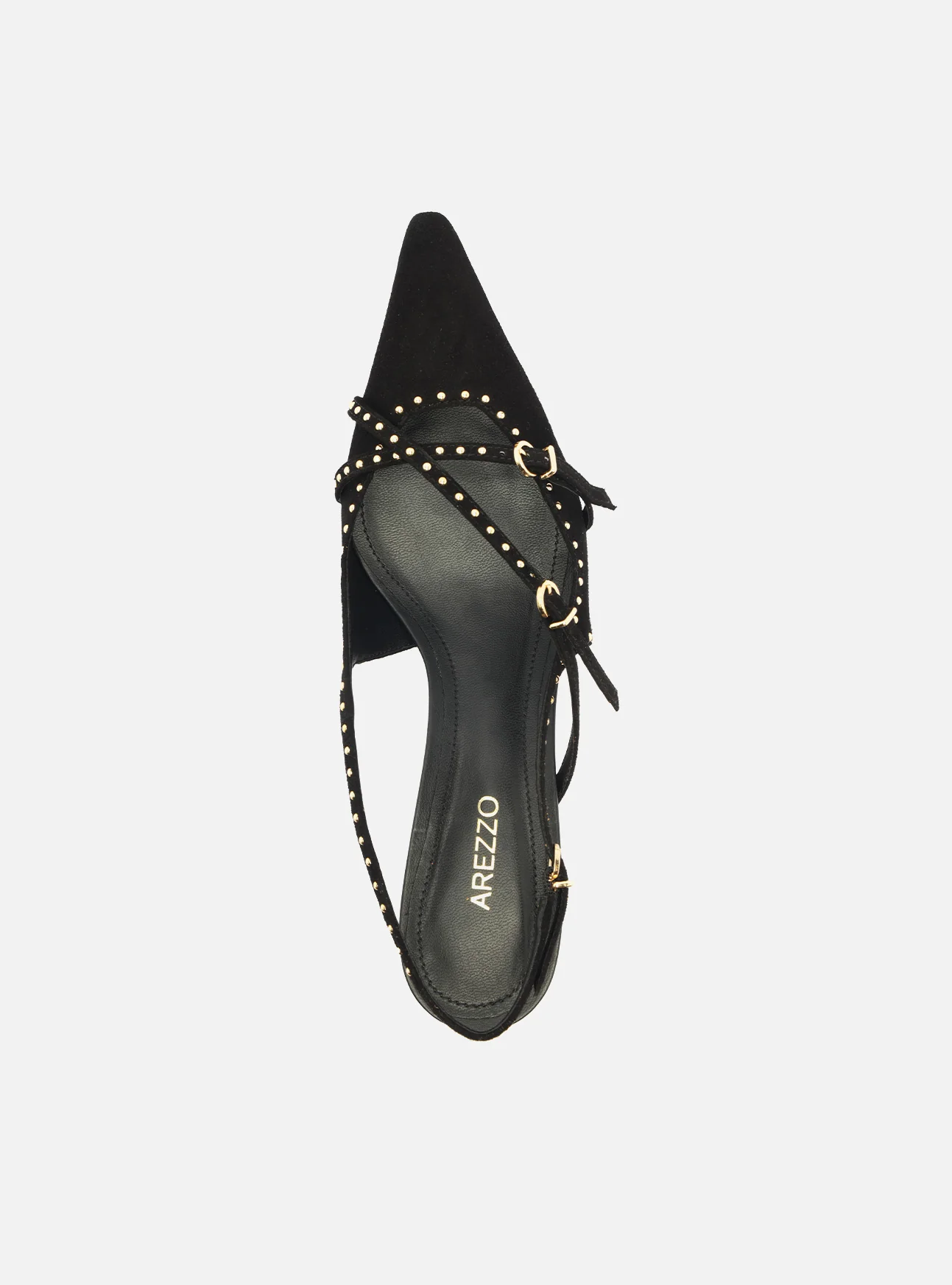 Tiffany Mid Stiletto Nubuck Leather Pump - Image 3