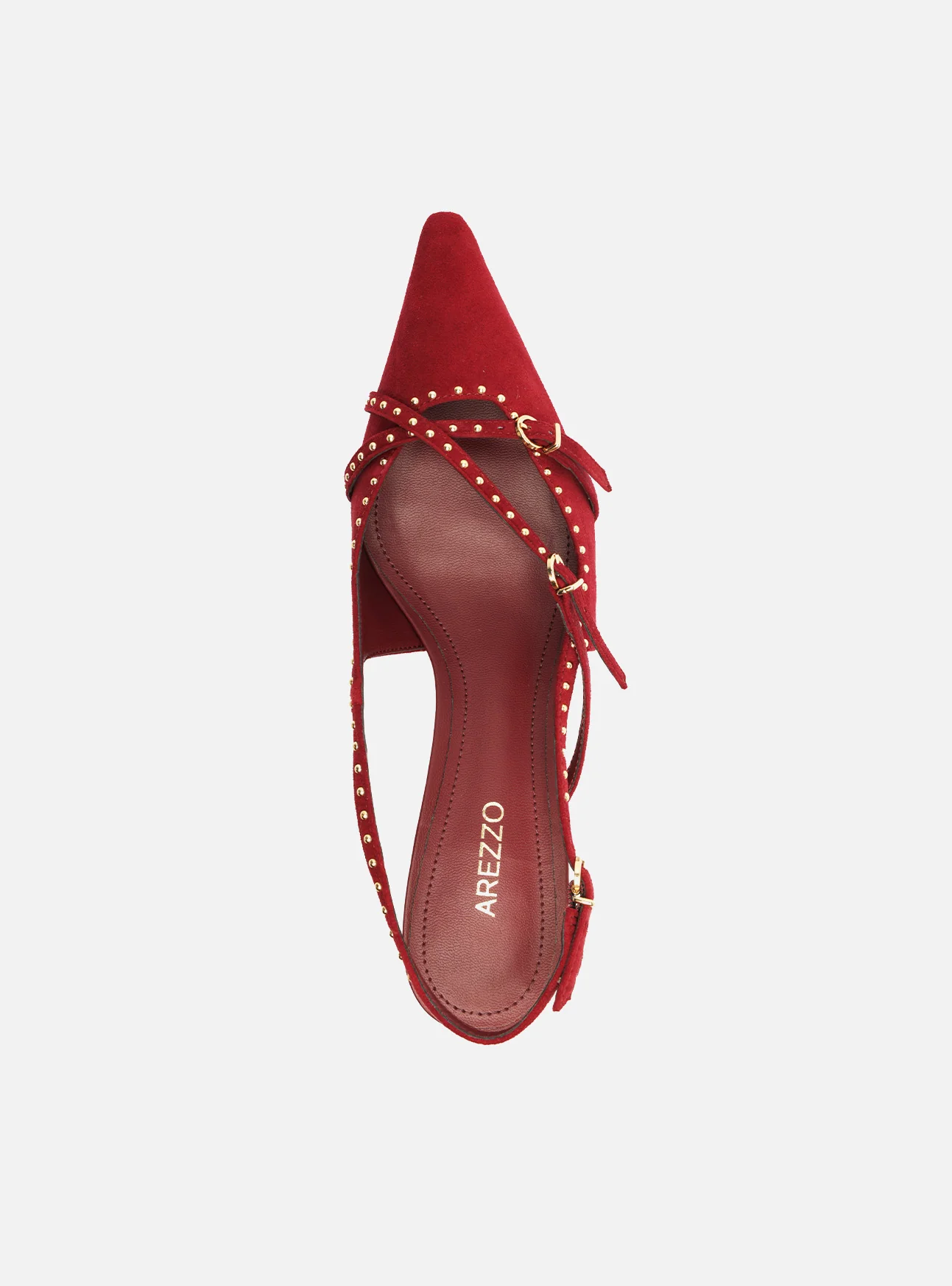 Tiffany Mid Stiletto Nubuck Leather Pump - Image 3