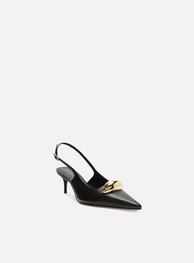 Victoria Leather Stiletto Pump - Image 3