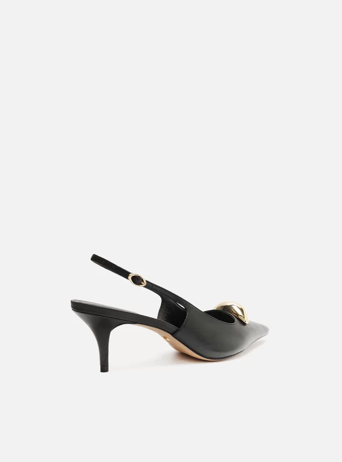 Victoria Leather Stiletto Pump - Image 4