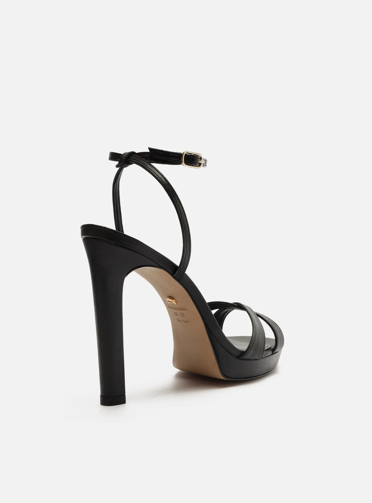 Vienna Leather Stiletto Sandal - Image 4